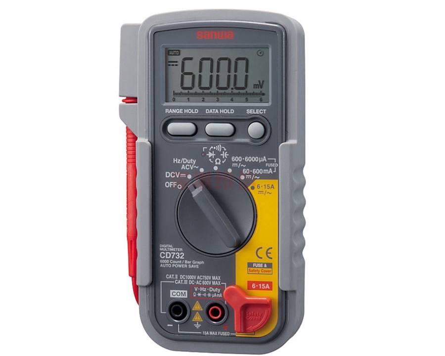 (image for) SANWA Electric Instrument Digital Tester CD732